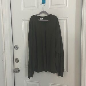 J. Crew soft, olive green cardigan Sweater